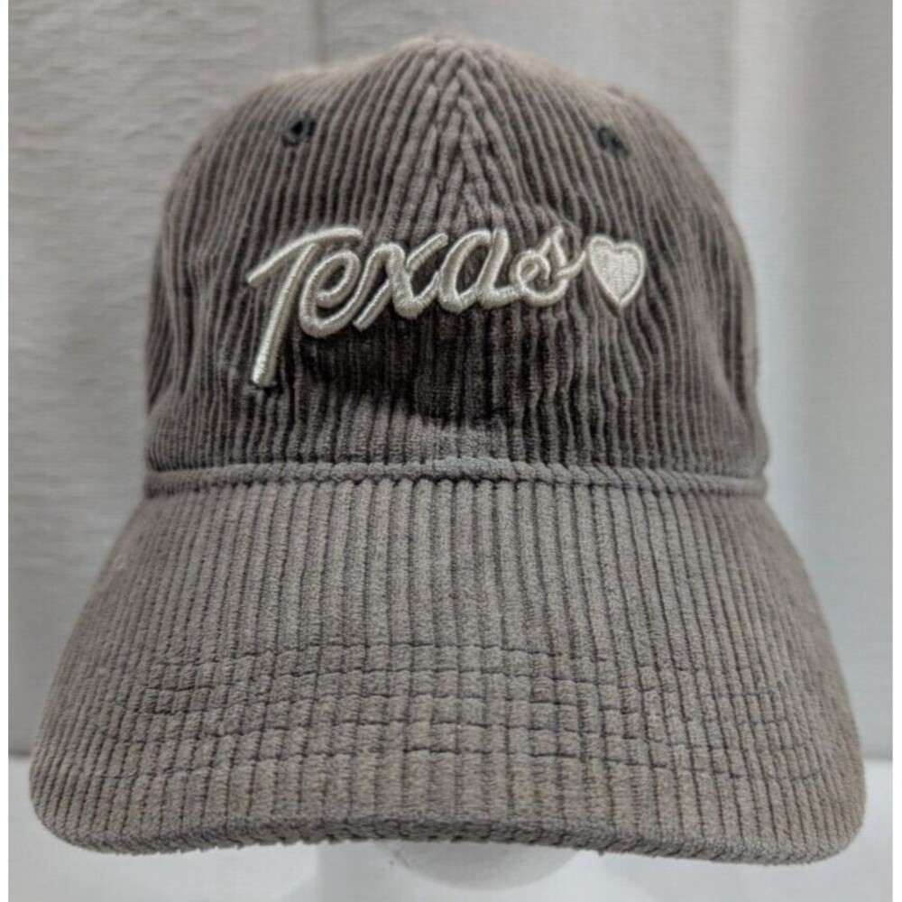 Home Free - Texas - Gray - Adjustable Baseball Cap / Hat - Adjustable